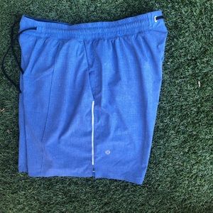 Lululemon blue gym shorts